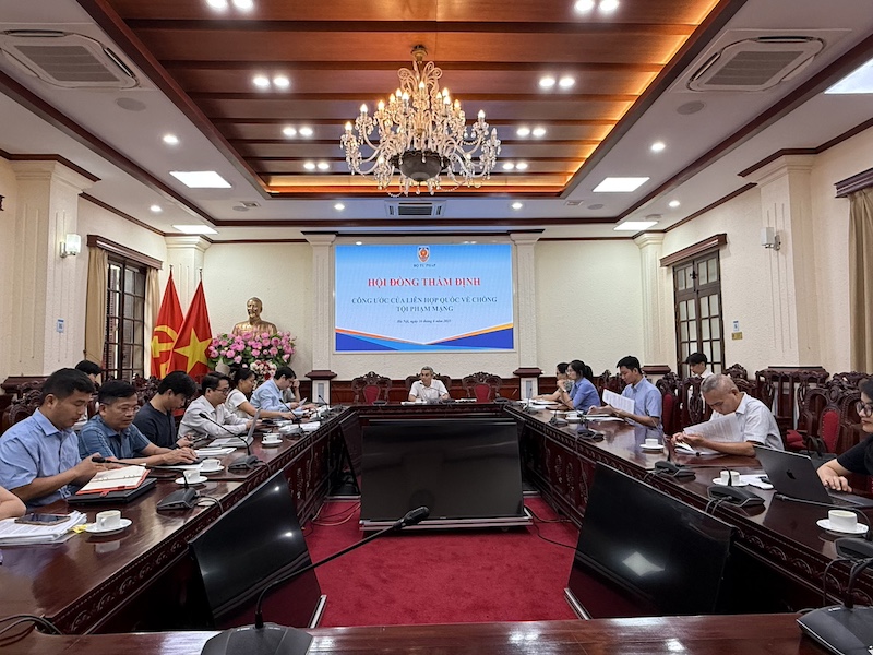 Thẩm định Công ước Liên hợp quốc về chống tội phạm mạng